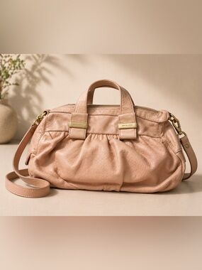 See By Chloe Peach Leather Crossbody Satchel
